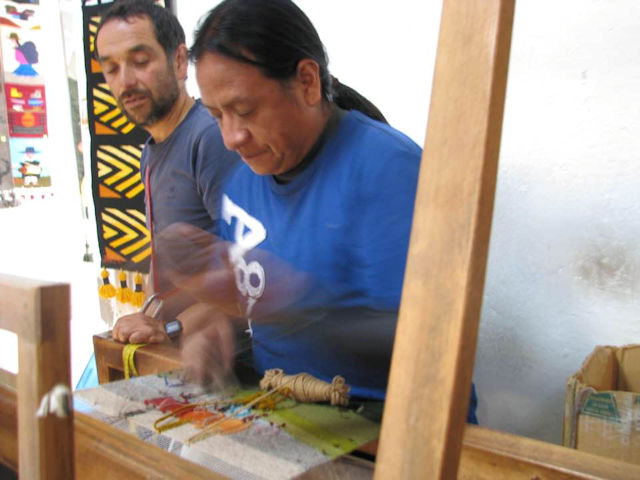 Weaver of Ecuador