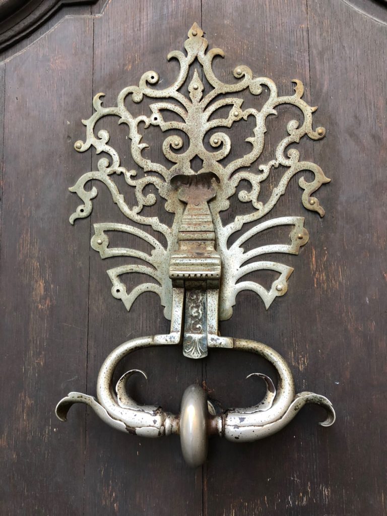 Ornate door knocker