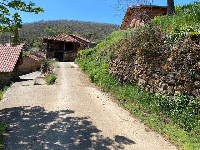 Most villages have asphalt roads now over ancient rock walled thoroughfares.