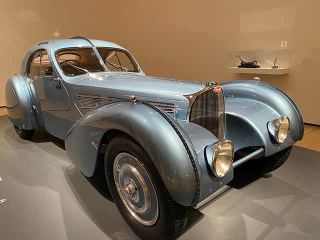 Designed in 1930's this Bugattoi was never produced commercially. Stunning!.